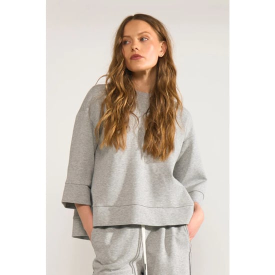 Nümph 707095 nunathalie sweat medium grey mel - Image 1