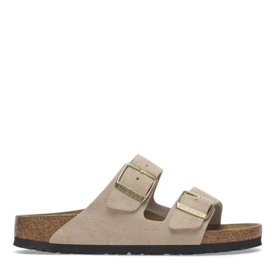 Birkenstock arizona suède sandcast platte sandalen unisex - Image 1