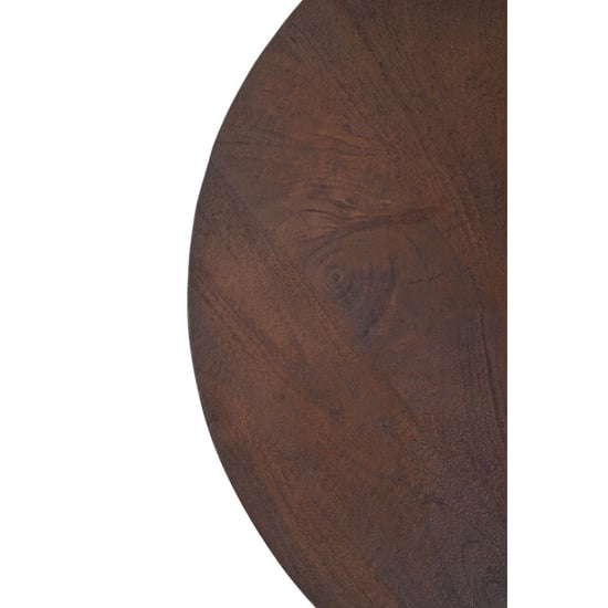 Home67 Bartafel espresso mangohout rond ø70 cm - Image 3