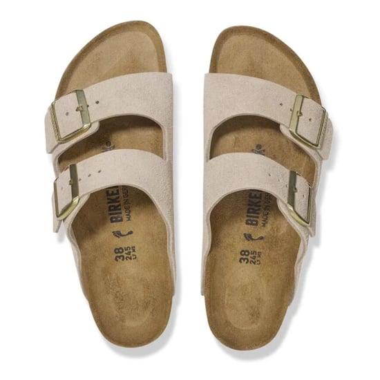 Birkenstock arizona suède sandcast platte sandalen unisex - Image 4