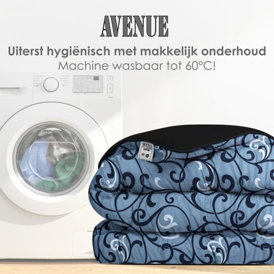 Avenue luxe en makkelijk dekbed zonder overtrek – hoesloos 2 persoons dekbed - Image 3
