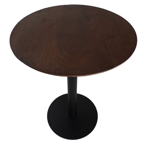Home67 Bartafel espresso mangohout rond ø70 cm - Image 4