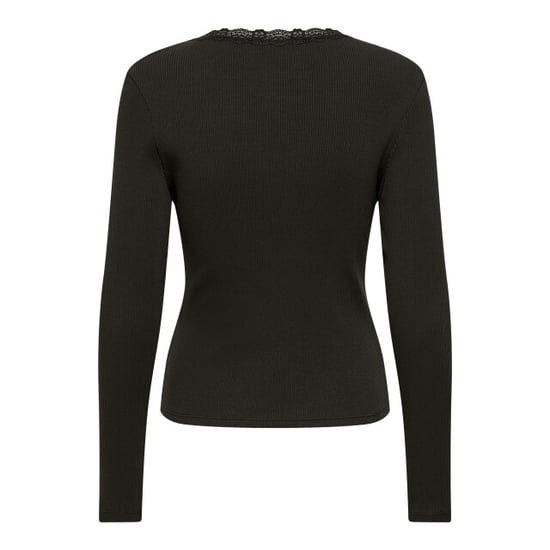 Only onlsara sharai l/s v-neck top jrs 15380864 chocolate torte - Image 2