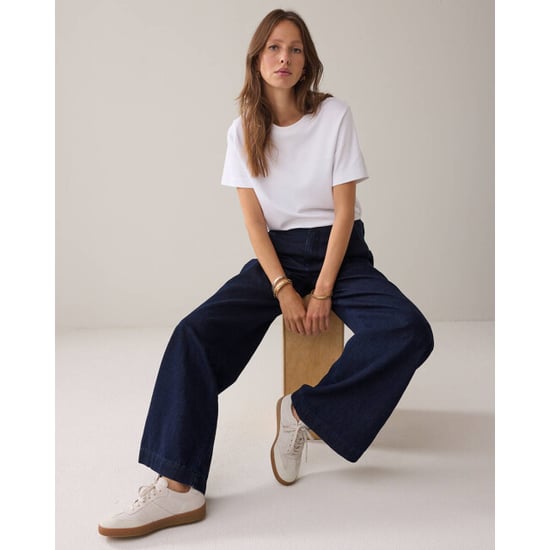 Summum 4s2883-5203 492 jeans wide leg cotton lurex denim night blue denim - Image 3