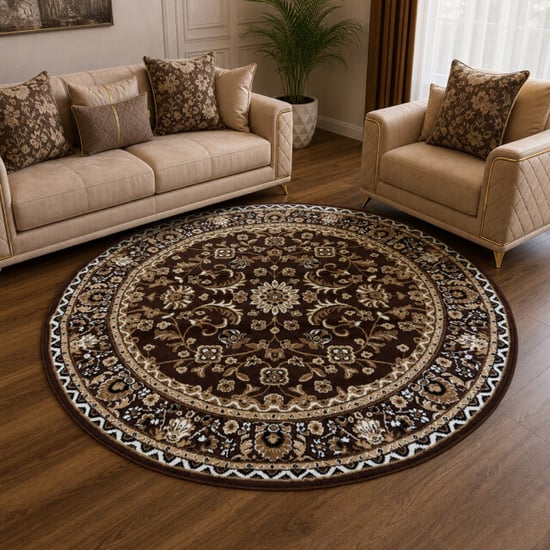 Muratap Nain klassiek rond vintage oosters vloerkleed 200 cm rond - Image 1