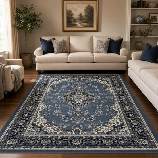 Muratap Nain klassiek vintage oosters vloerkleed medaillon 140x200 cm - Image 1