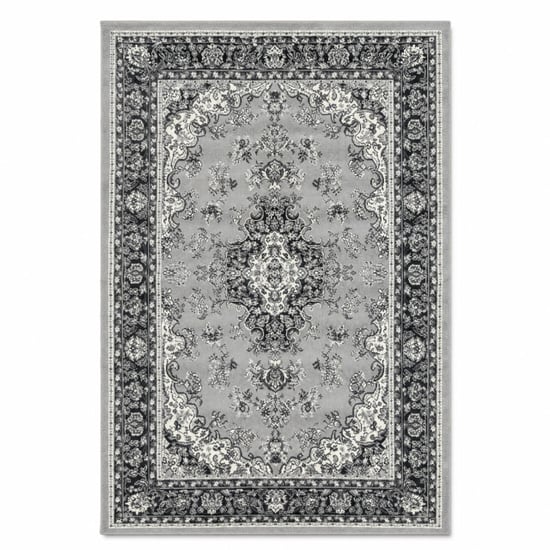 Muratap Nain klassiek vintage oosters vloerkleed medaillon zilver- 160x230 cm - Image 2
