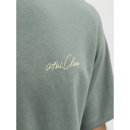 Jack & Jones jcoabstract flower back print tee s 12311589 laurel wreath - Image 3