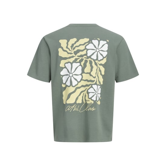 Jack & Jones jcoabstract flower back print tee s 12311589 laurel wreath - Image 4