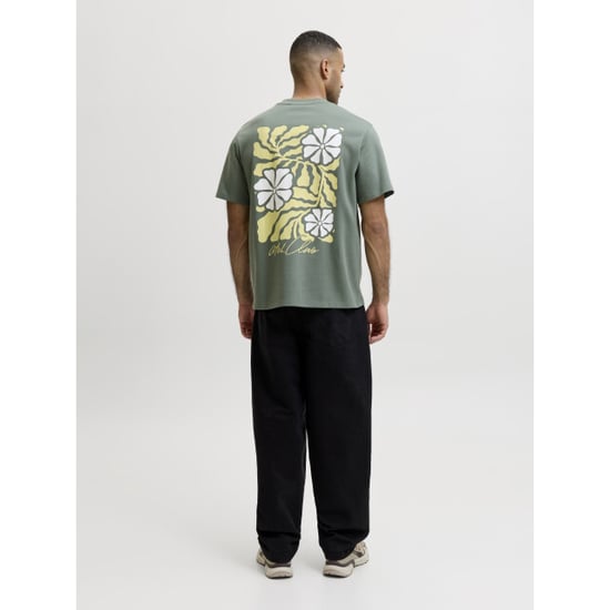 Jack & Jones jcoabstract flower back print tee s 12311589 laurel wreath - Image 5