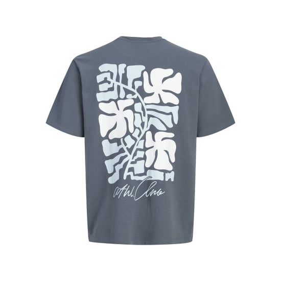 Jack & Jones jcoabstract flower back print tee s 12311589 turbulence - Image 3