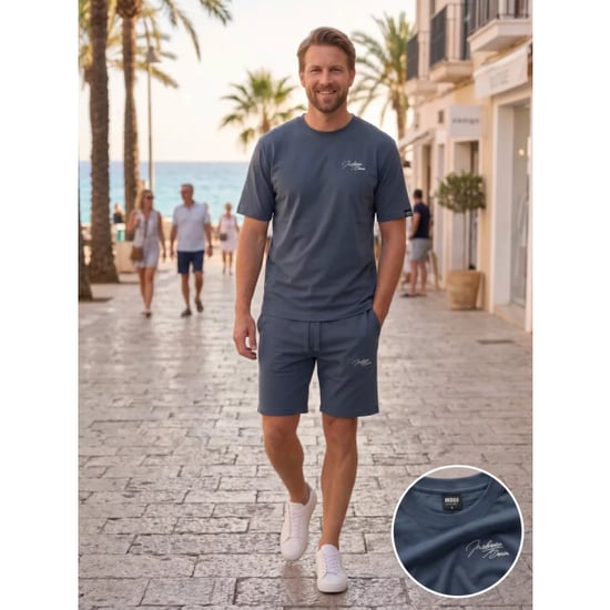 Indigo Denim Denim jogging zomerset katoen petrol blue - Image 1