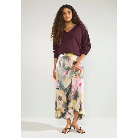 Nümph 707060 nudayletta lurex v-neck pullover fig - Image 2