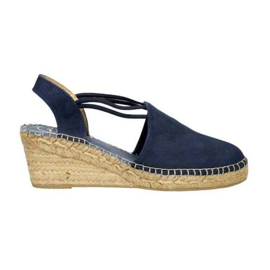 Toni Pons Tremp Womens Suede Wedge Espadrilles Navy - Image 5