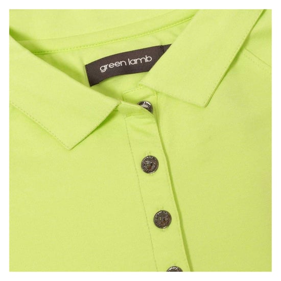 Calvin Klein Poloshirt met kraag en korte mouwen voor dames (Kalk) - Image 3