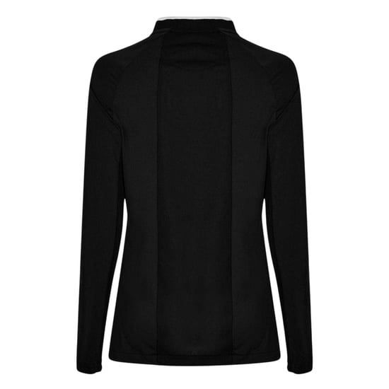Castore Raglan-poloshirt met lange mouwen voor dames (Zwart) - Image 2