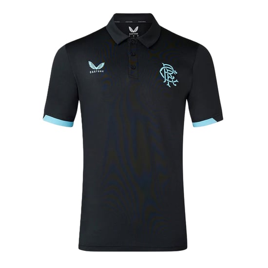Castore Rangers FC-poloshirt voor kinderen (Briljant wit) - Image 1