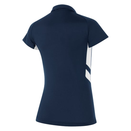 Nike Dames Contrast Panel Raglan Polo Shirt (Effen Marineblauw/Effen Wit) - Image 2