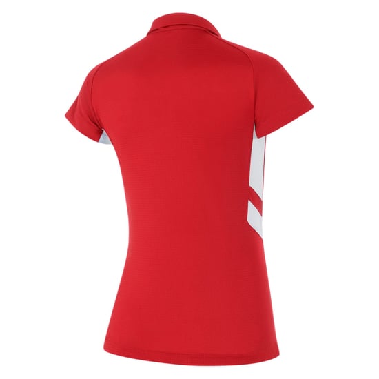 Nike Dames Contrast Paneel Raglan Polo Shirt (Universiteit Rood/Wit) - Image 2