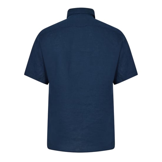 Timberland Herenoverhemd van Mill Brook, van linnen, met kraag en knoopsluiting (Donkere saffier) - Image 2