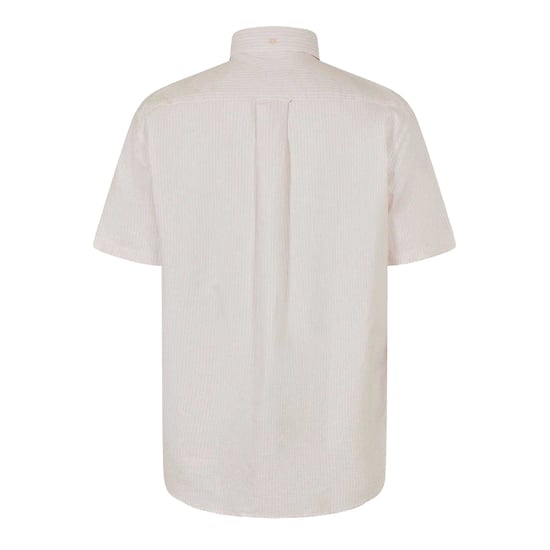 Gant Heren Stripe Button-Down Overhemd met Korte Mouwen (Lichtroze) - Image 2