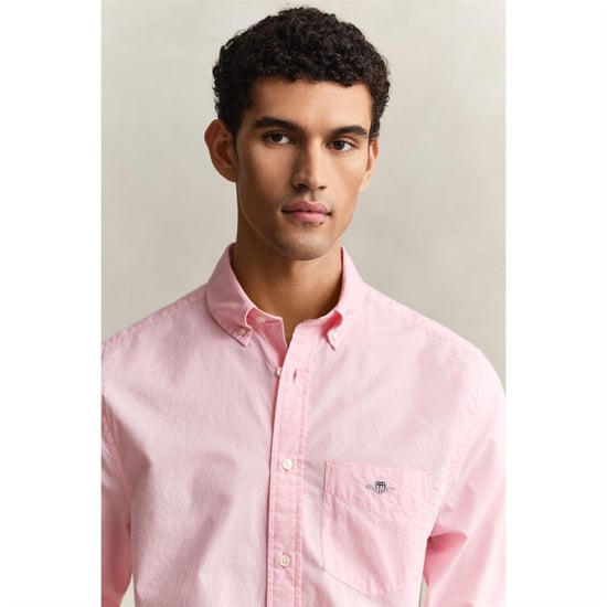 Gant Heren Poplin Overhemd (Roze) - Image 4