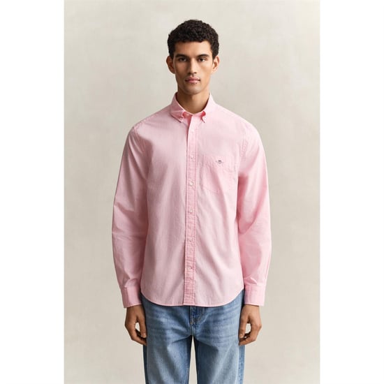 Gant Heren Poplin Overhemd (Roze) - Image 5
