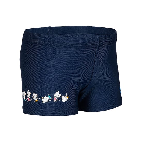Boys Arena Graphic Swim Shorts in Navy - Image 2