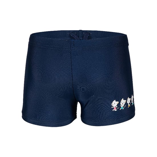 Boys Arena Graphic Swim Shorts in Navy - Image 3