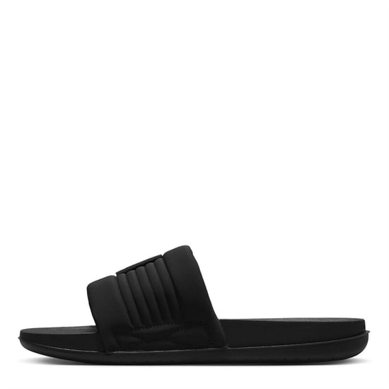 Men's Nike Offcourt Adjust Slides Open Toe Flats in Black/White-Bla - Image 2