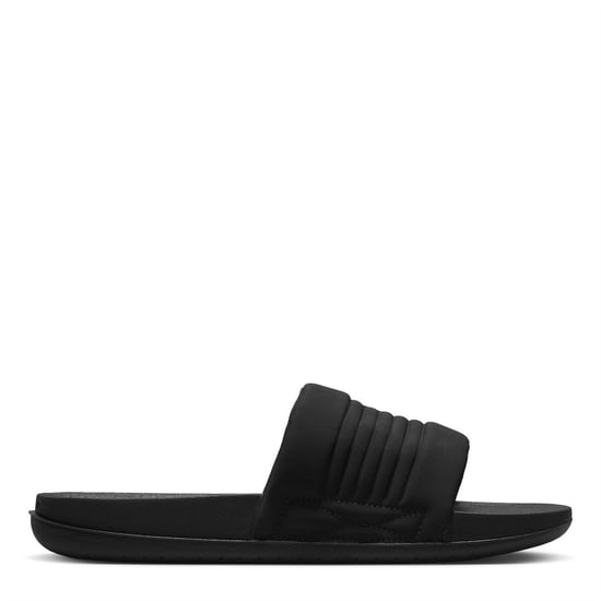 Men's Nike Offcourt Adjust Slides Open Toe Flats in Black/White-Bla - Image 4