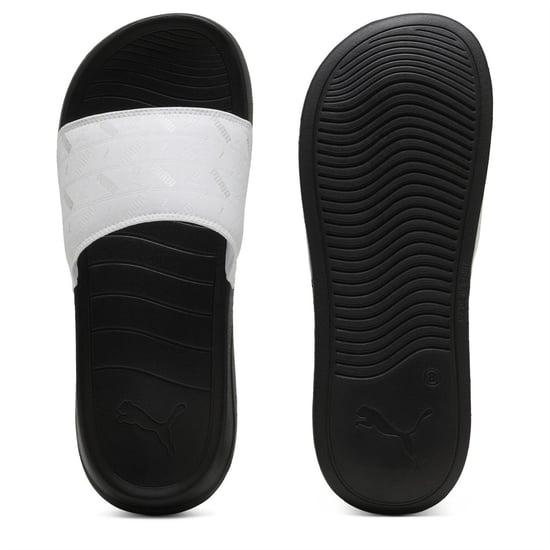 Men's Puma Popcat 20 Embedded Pool Sliders in .Puma Black-Pu - Image 2