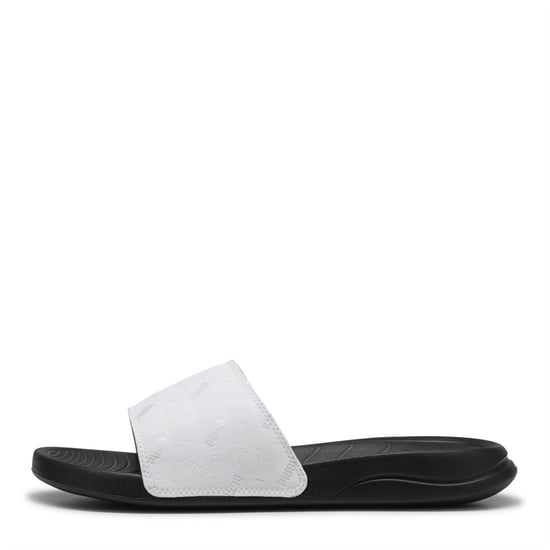 Men's Puma Popcat 20 Embedded Pool Sliders in .Puma Black-Pu - Image 3