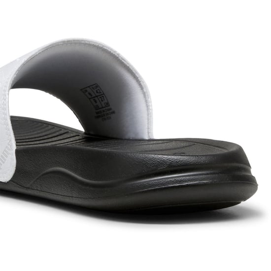 Men's Puma Popcat 20 Embedded Pool Sliders in .Puma Black-Pu - Image 5
