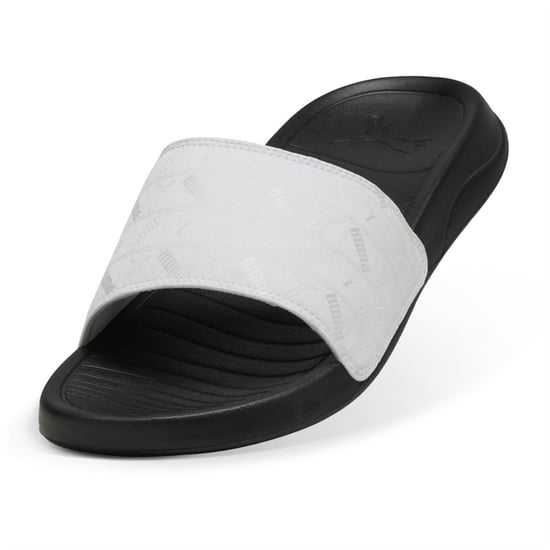Men's Puma Popcat 20 Embedded Pool Sliders in .Puma Black-Pu - Image 6