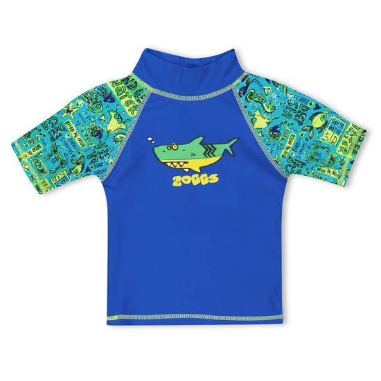 Boys Zoggs Sea Sun Top Juniors in Blue - Image 1