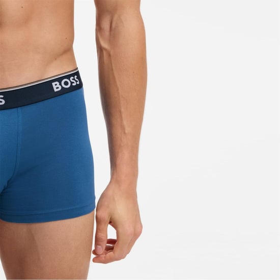Men's Boss Pack Power Boxer Shorts in Open Blue - Image 2