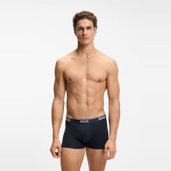 Men's Boss Pack Power Boxer Shorts in Open Blue - Image 4