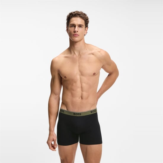 Men's Boss Boxerbr 3p Powe in Black - Image 4
