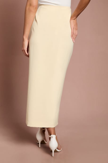 Lisa Tan Column Midi Skirt - Image 3