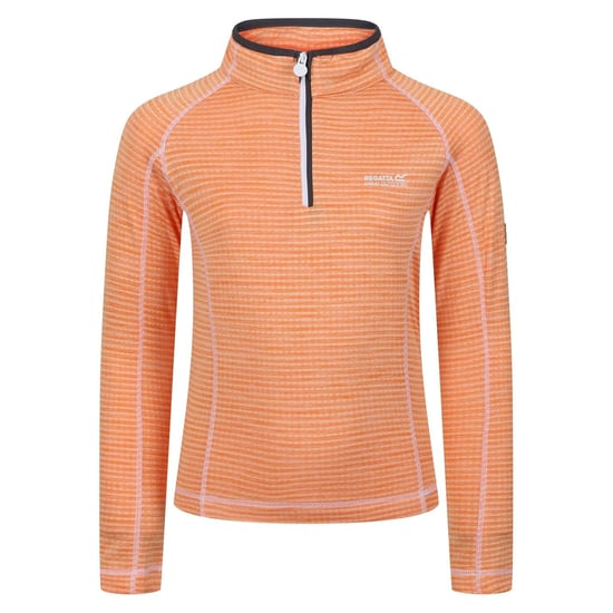 Boys Regatta Berley Stitched Funnel Neck Raglan Sleeve Sweatshirt in ApricotCrush - Image 1