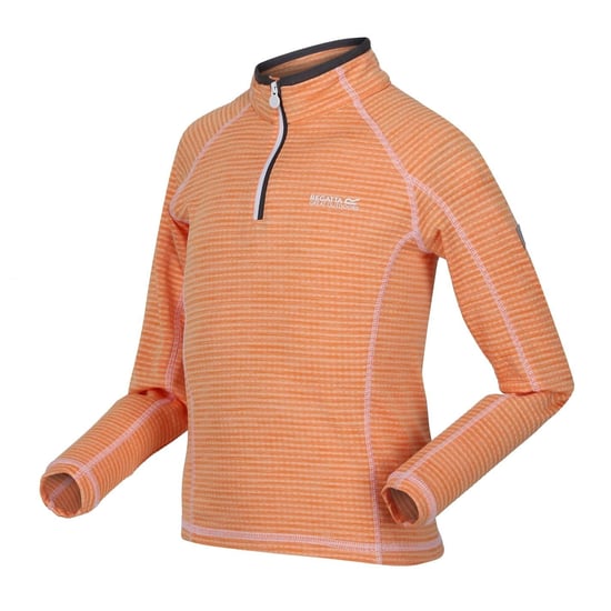 Boys Regatta Berley Stitched Funnel Neck Raglan Sleeve Sweatshirt in ApricotCrush - Image 3