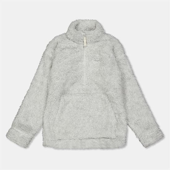 Boys Craghoppers Hooded Relaxed Fit Long Sleeve Sweatshirt in LightGreyMl - Image 1