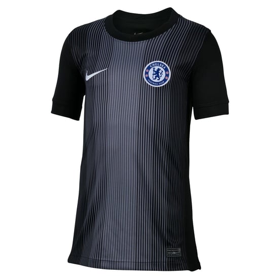Boys Nike Chelsea Fc Stadium Goalkeeper Shirt 2025 2026 Juniors in Black/Grey - Image 1