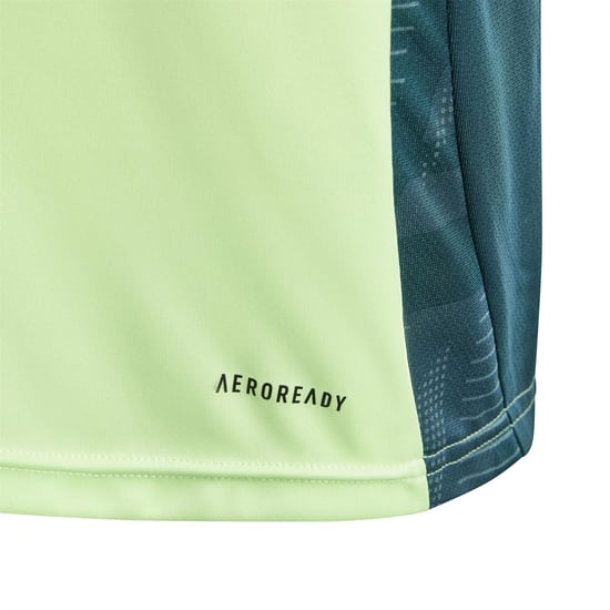 Boys adidas Tr Jersey Y Football Shirt Unisex Kids in Green Spark - Image 4