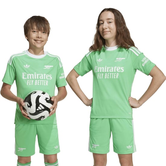 Boys adidas Arsenal Third Goalkepper 2025 2026 in Sescgr/White - Image 3