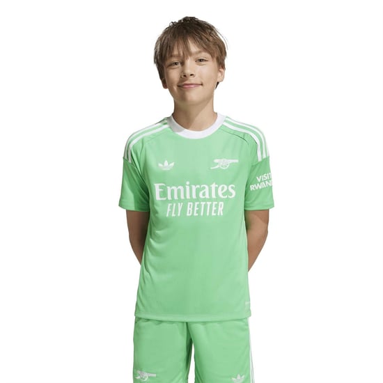 Boys adidas Arsenal Third Goalkepper 2025 2026 in Sescgr/White - Image 5