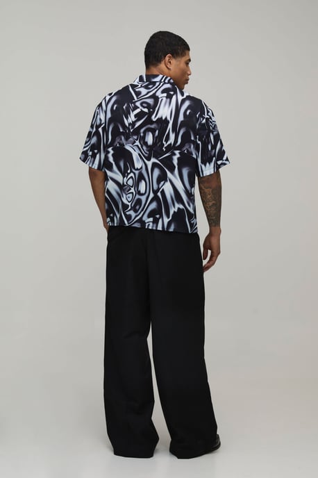 Wide Fit Belted Pleat Front Tailored Trousers - Image 2