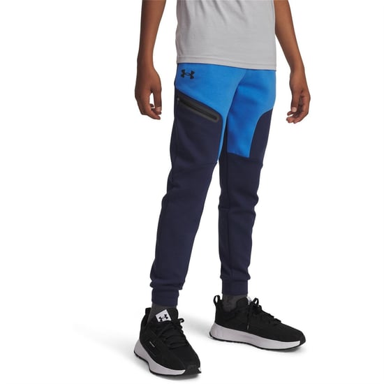 Boys Under Armour B Unstoppable Flj in Blue - Image 3