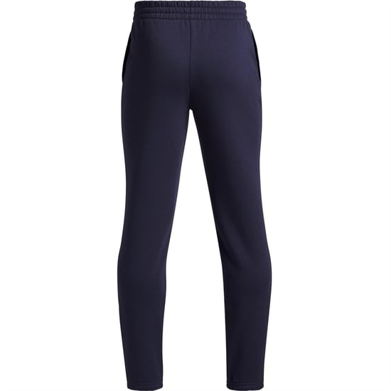 Boys Under Armour Rival Closed Hem Fleece Jogger in Washed Navy - Image 2